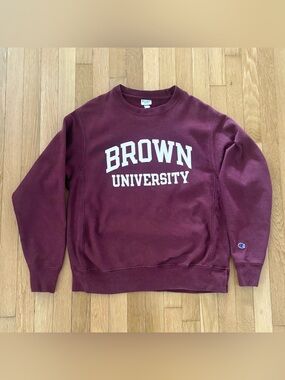Champion Reverse Weave Brown University Sweatshirt Mens Crewneck Ivy League M